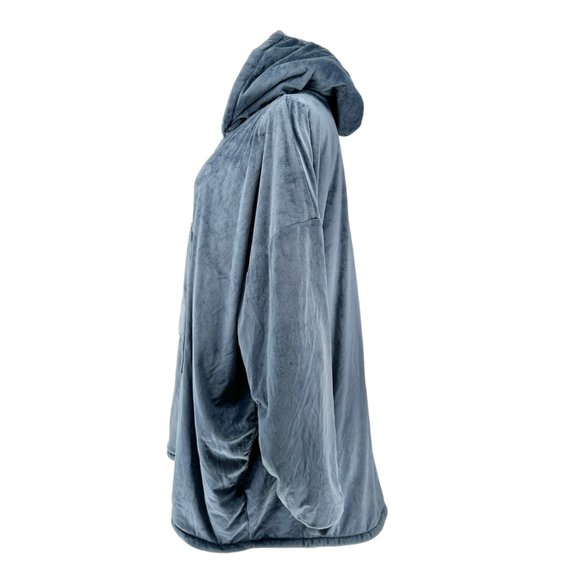 The Comfy Original The Blanket You Wear Blue Fleece Lined - Picture 6 of 9